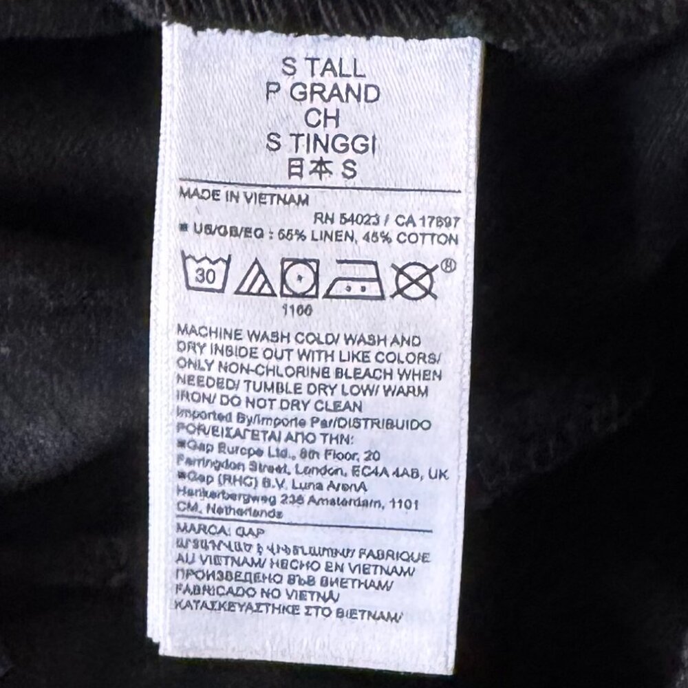 Gap High-rise Linen Blend Pants - Picture 9 of 9
